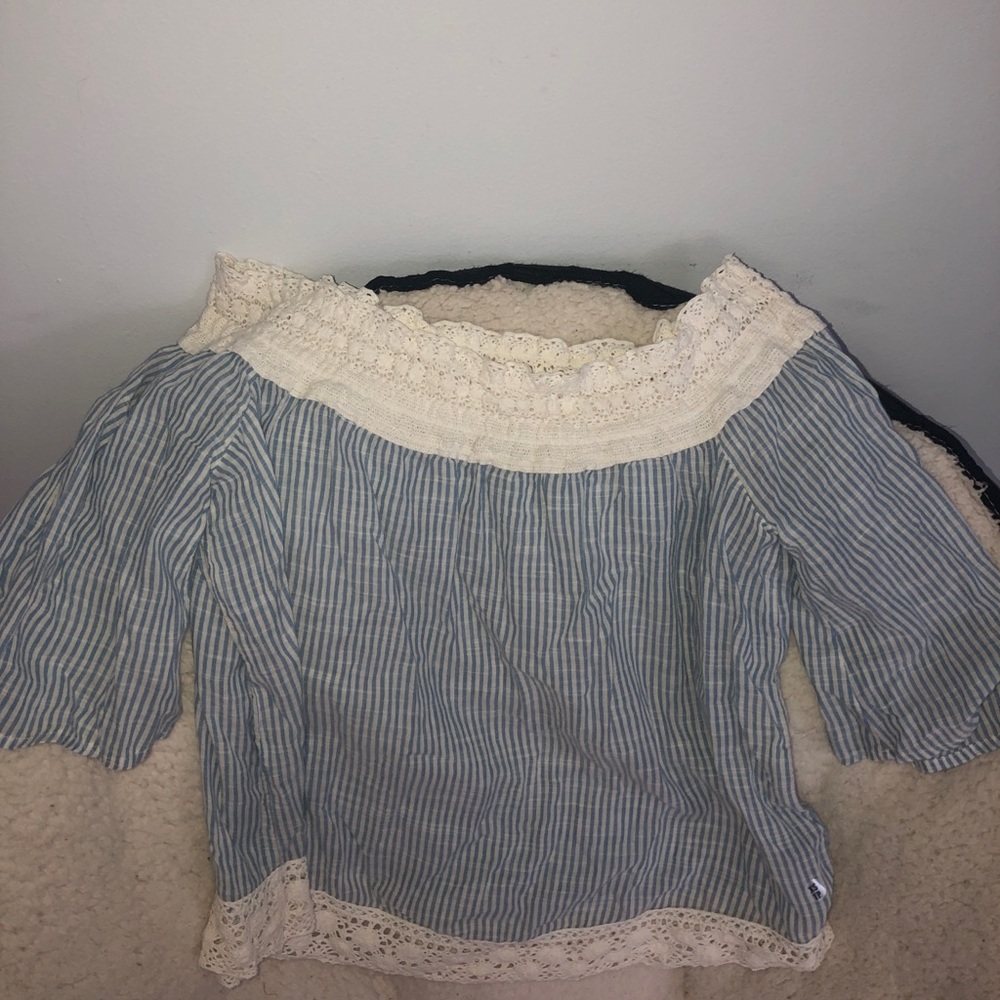 Off the shoulder flowy top